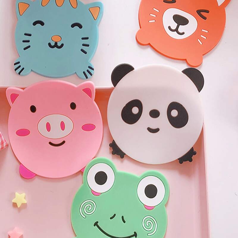 

1pc Cartoon Design Random Coaster, Multicolor