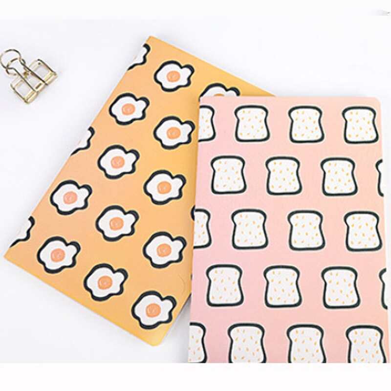 

1pc Random Cartoon Food Notebook, Multicolor
