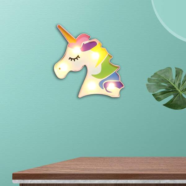 

Unicorn Shaped Night Light, Yellow