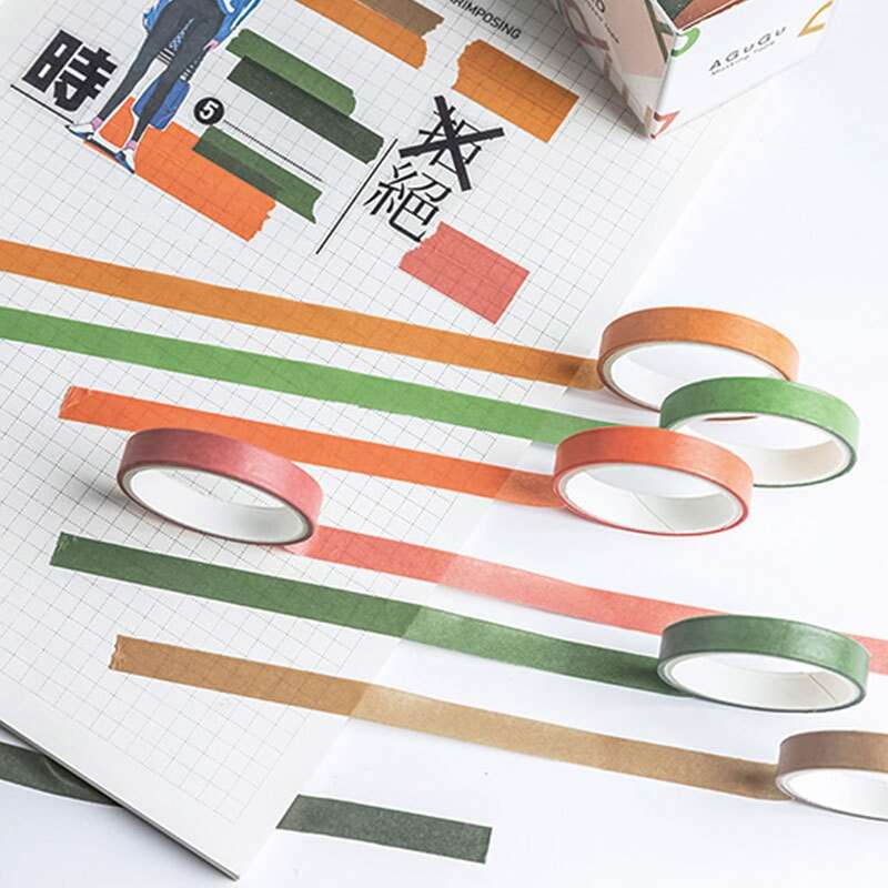 

7rolls Random Simple Tape, Multicolor