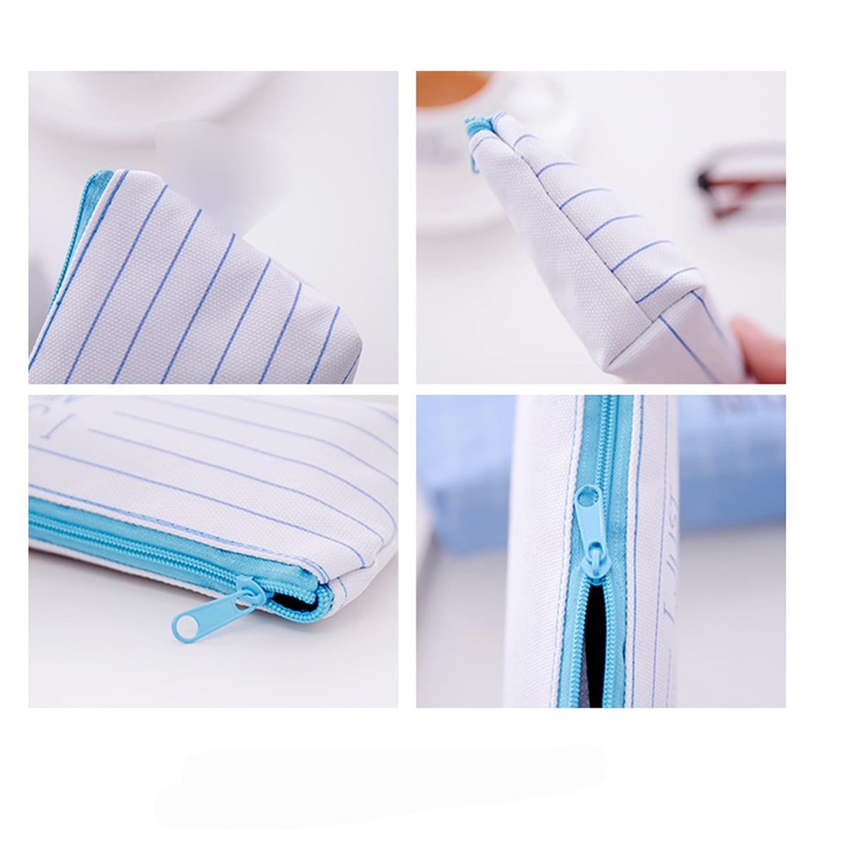 

1pc Random Slogan Pencil Bag, Multicolor