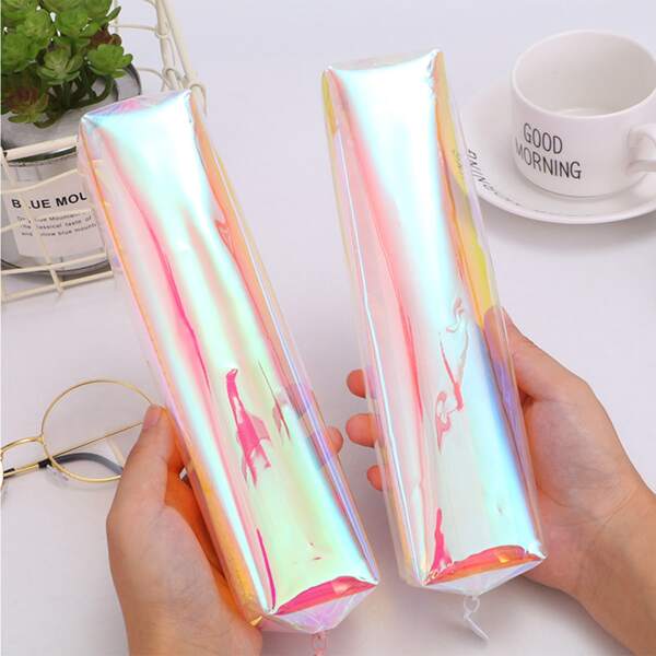 

1pc Random Laser Pencil Bag, Multicolor