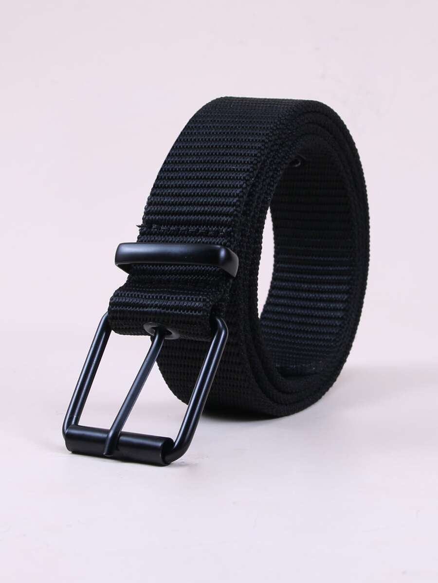 Men Buckle Belt - Black - View 1