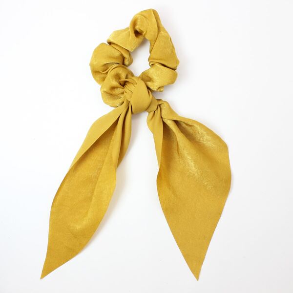 

Toddler Girls Solid Scrunchie Scarf, Yellow