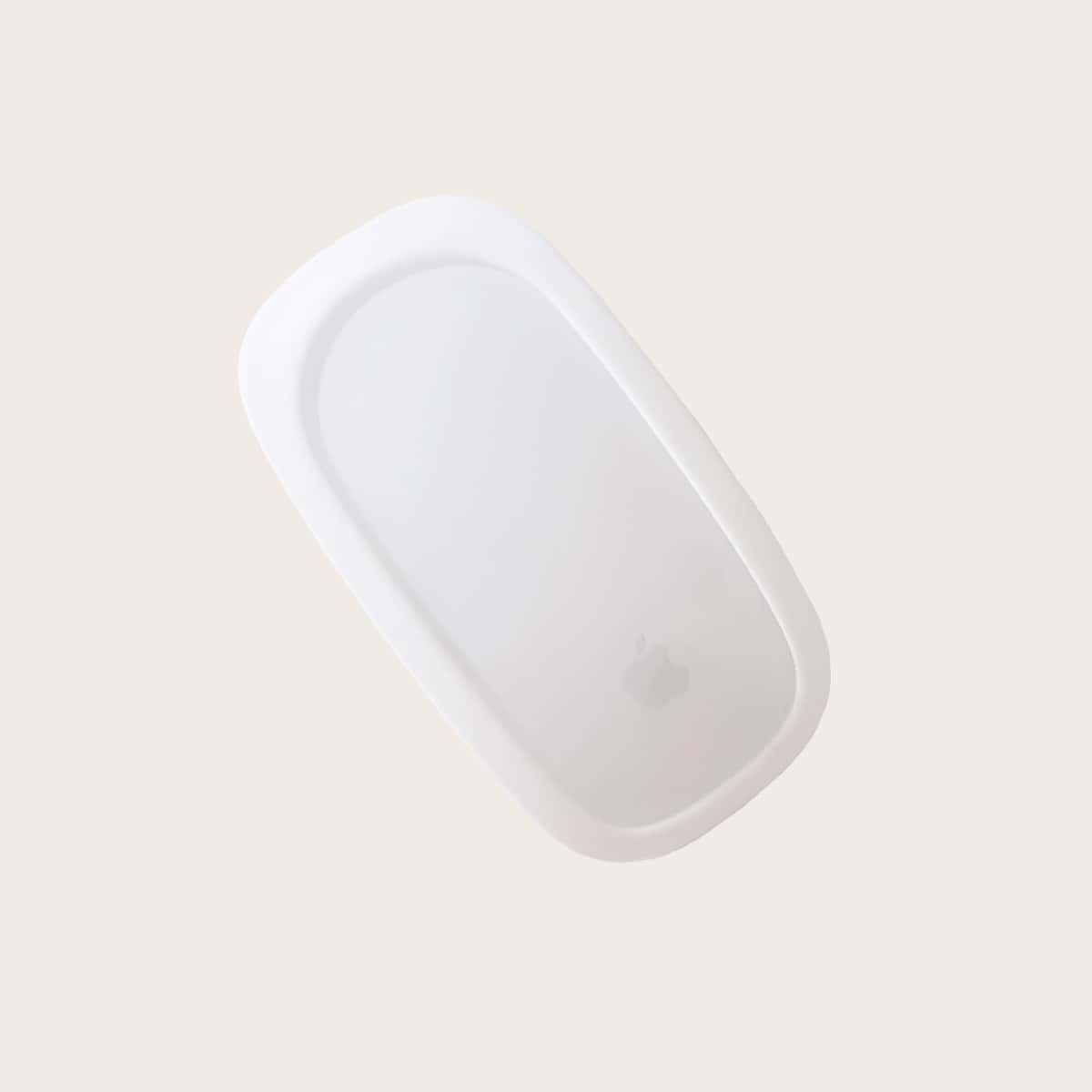 

1pc Silicone Magic Mouse Protection Case, White