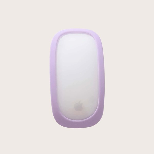 

1pc Silicone Magic Mouse Protection Case, Purple