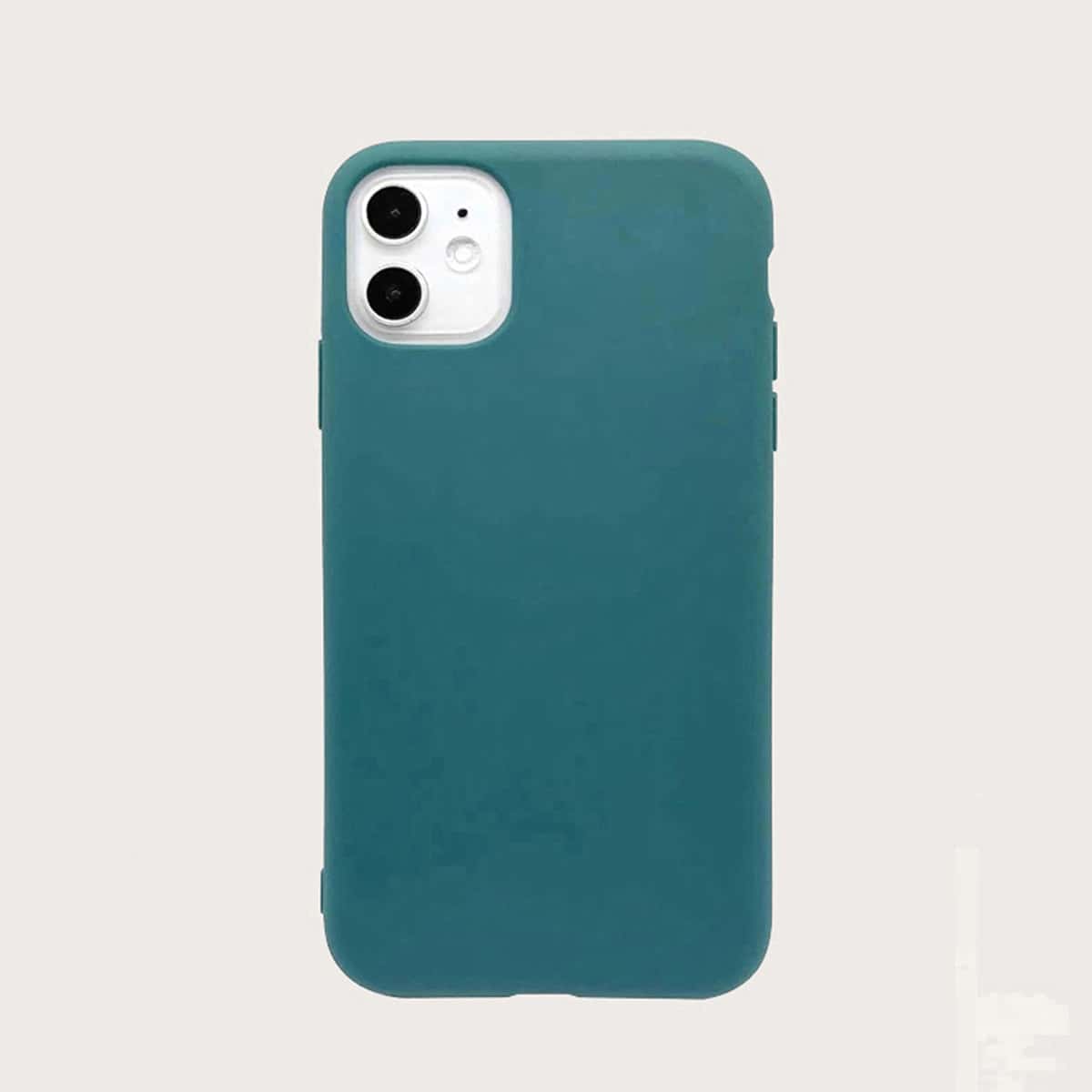 

Solid Plain iPhone Case, Teal blue