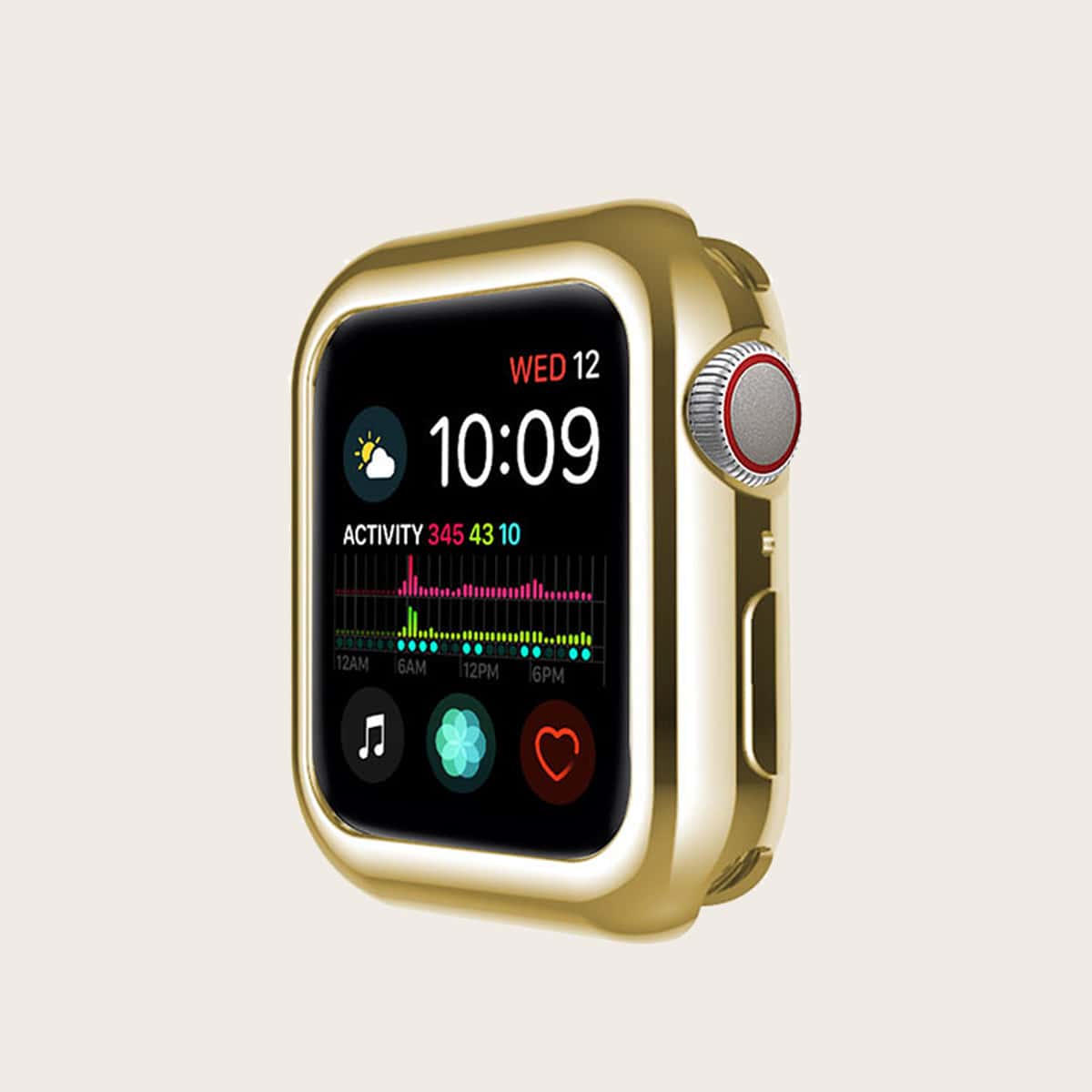 

1pc Solid iWatch Case, Gold