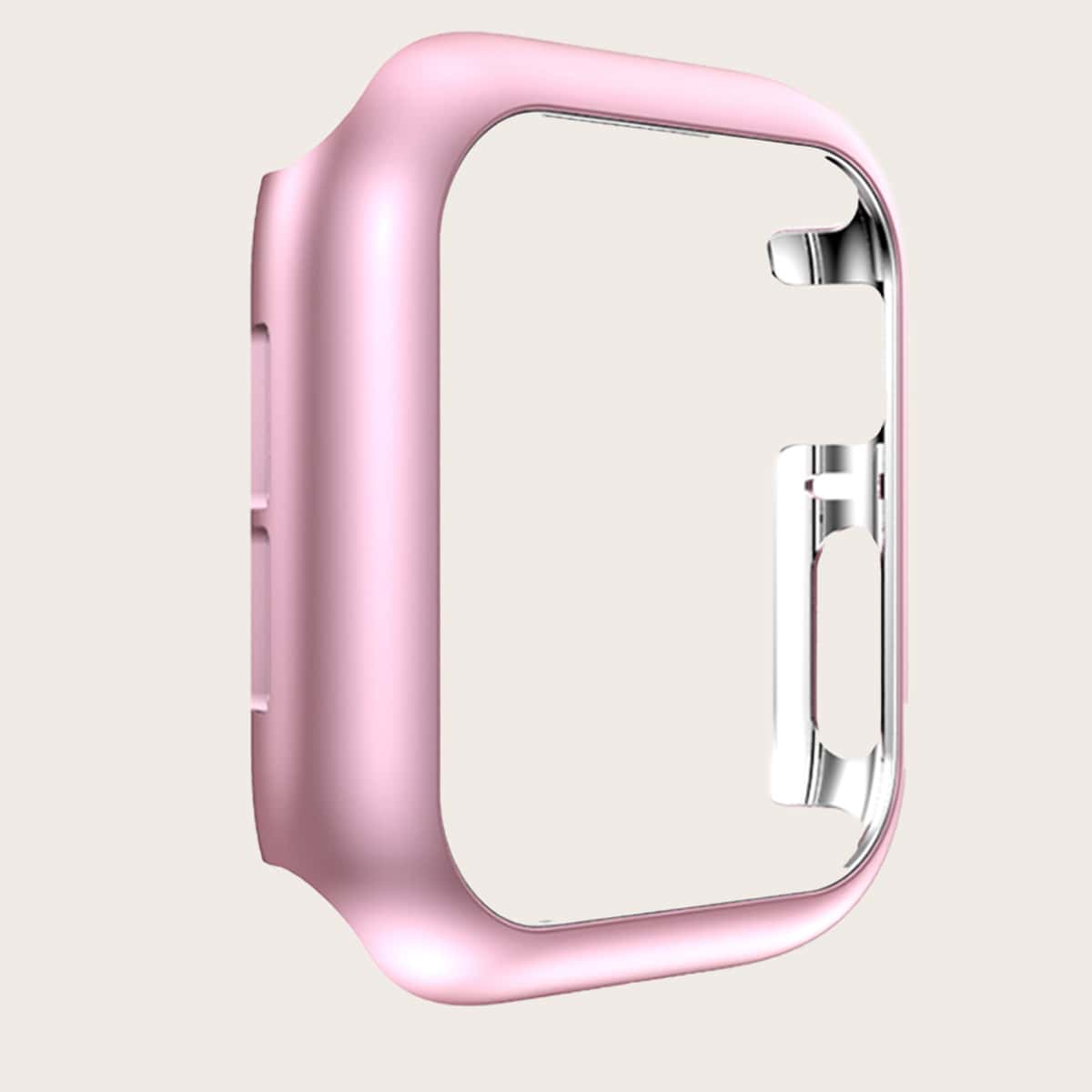 

1pc Solid iWatch Case, Pink