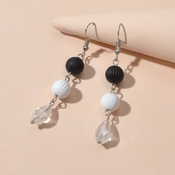 

Crystal Decor Drop Earrings, Multicolor
