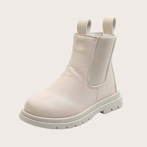 

Girls Minimalist Chelsea Boots, Beige