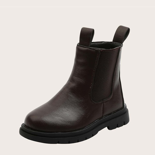 

Girls Minimalist Chelsea Boots, Brown