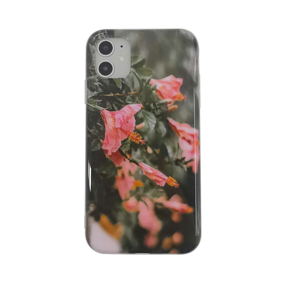 

1pc Flower Print iPhone Case, Multicolor