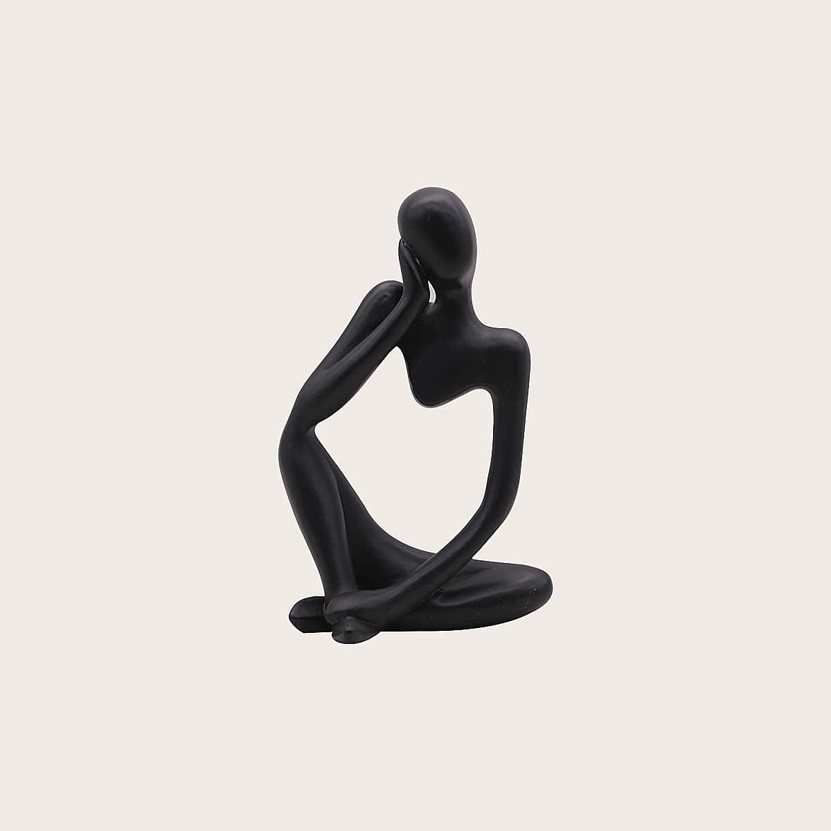 

Abstract Figure Design Decoration, Black