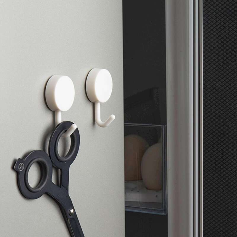 

10pcs Round Wall Hook, White