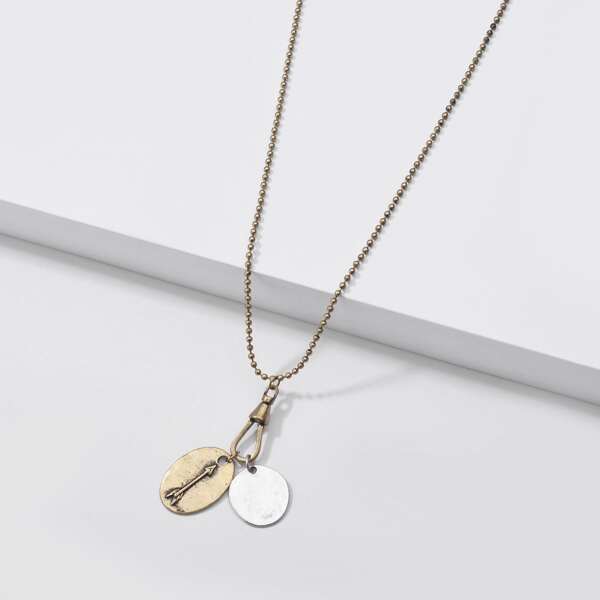 

Arrow Decor Necklace, Ancient bronze
