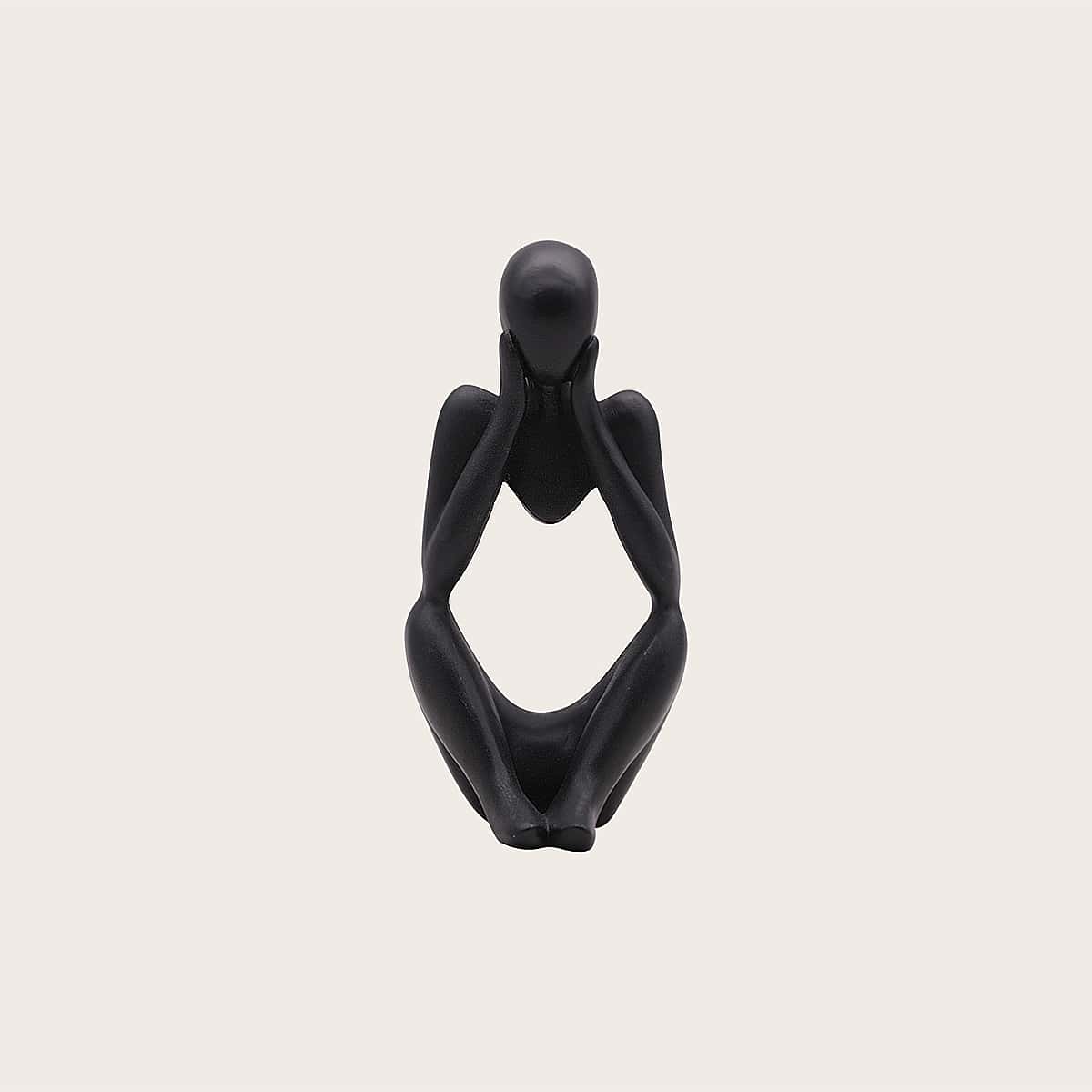 

Abstract Figure Design Decoration, Black