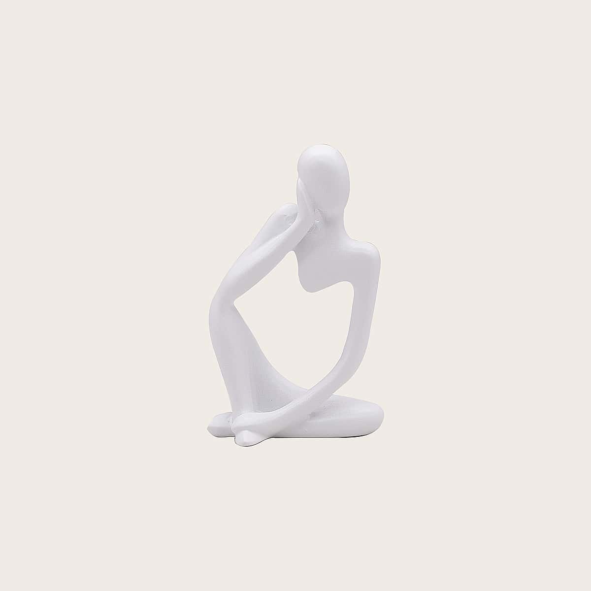 

Abstract Figure Design Decoration, White