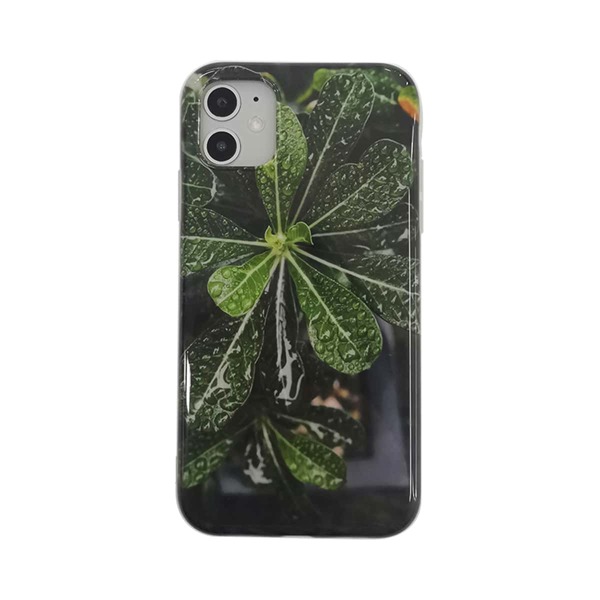 

Чехол для iPhone с принтом растений 1шт, Многоцветный