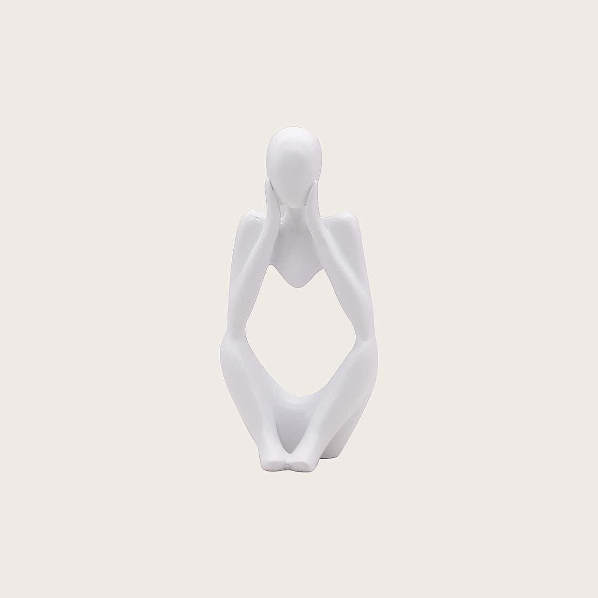 

Abstract Figure Design Decoration, White