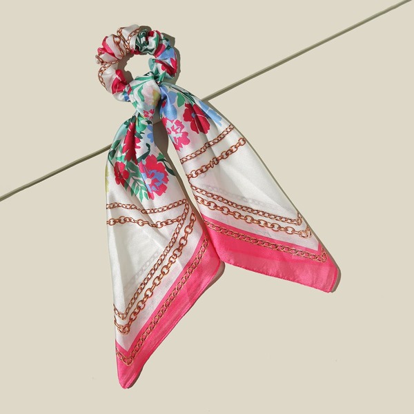 

Ditsy Floral Pattern Scrunchie Scarf, Multicolor