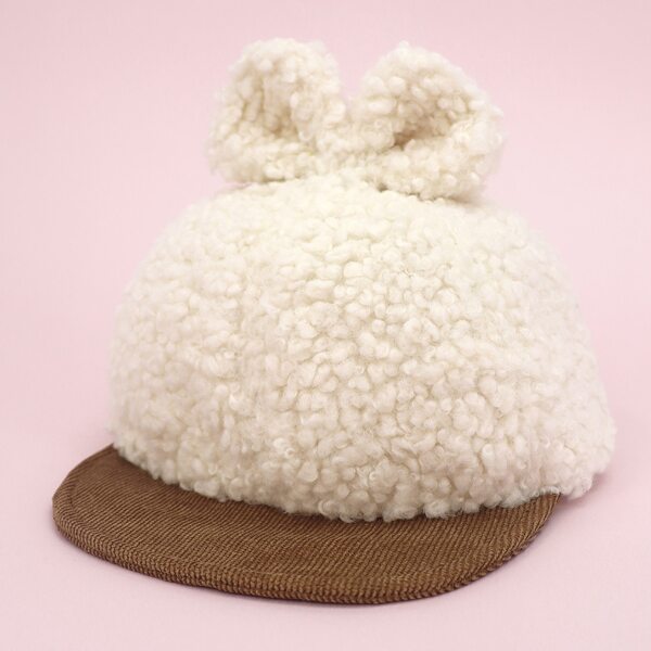 

Baby Bow Decor Baseball Cap, White