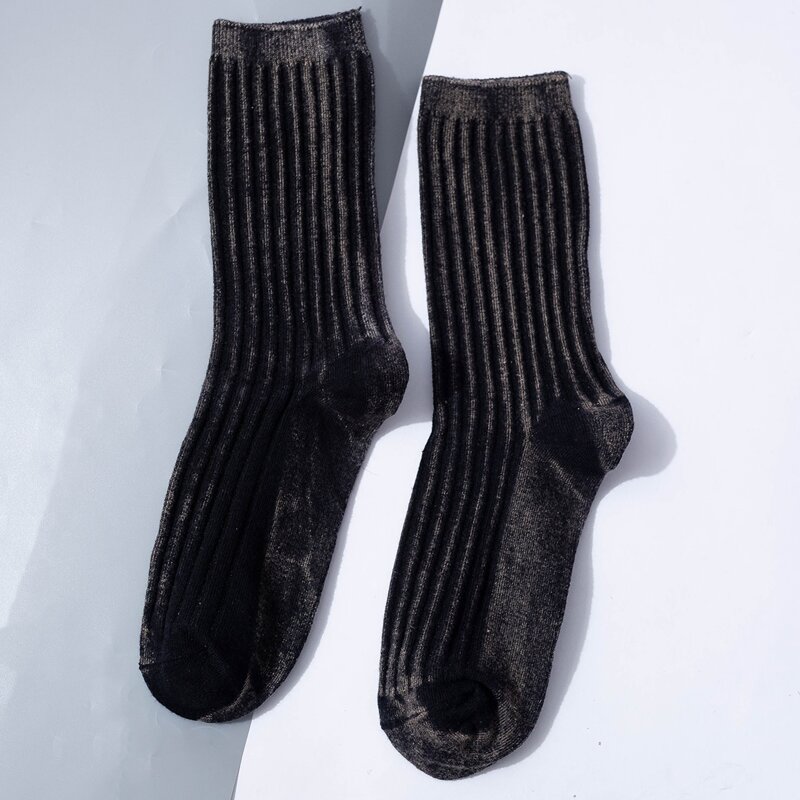 

Guys Ribbed Design Socks, Black