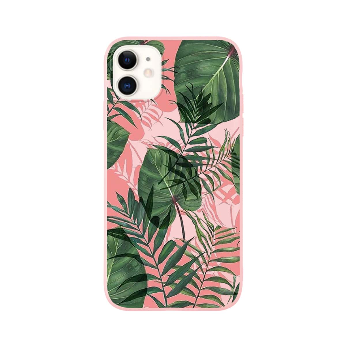 

1pc Plants Print iPhone Case, Multicolor