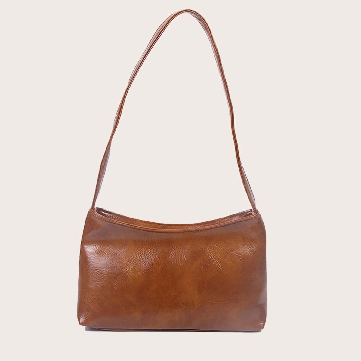 

Minimalist Baguette Bag, Brown