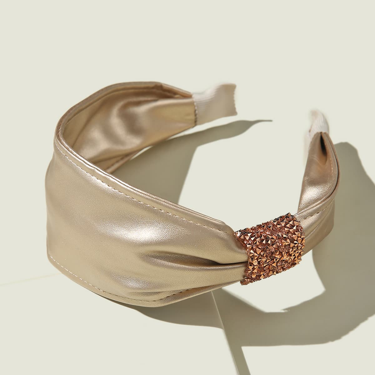 

Rhinestone Decor Hair Hoop, Gold