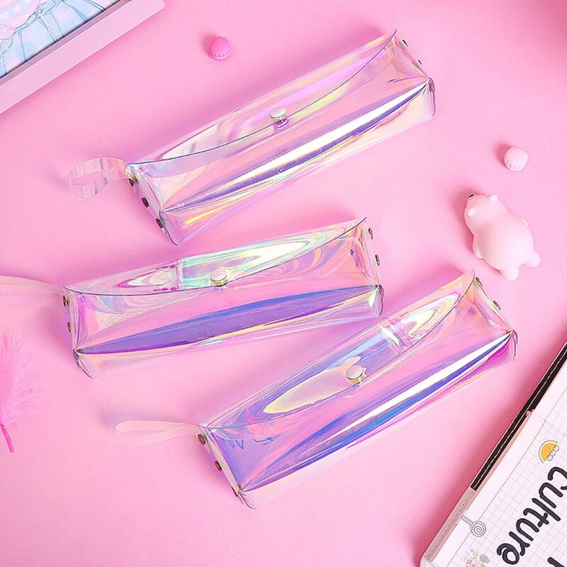 

1pc Random Laser Pencil Bag, Multicolor