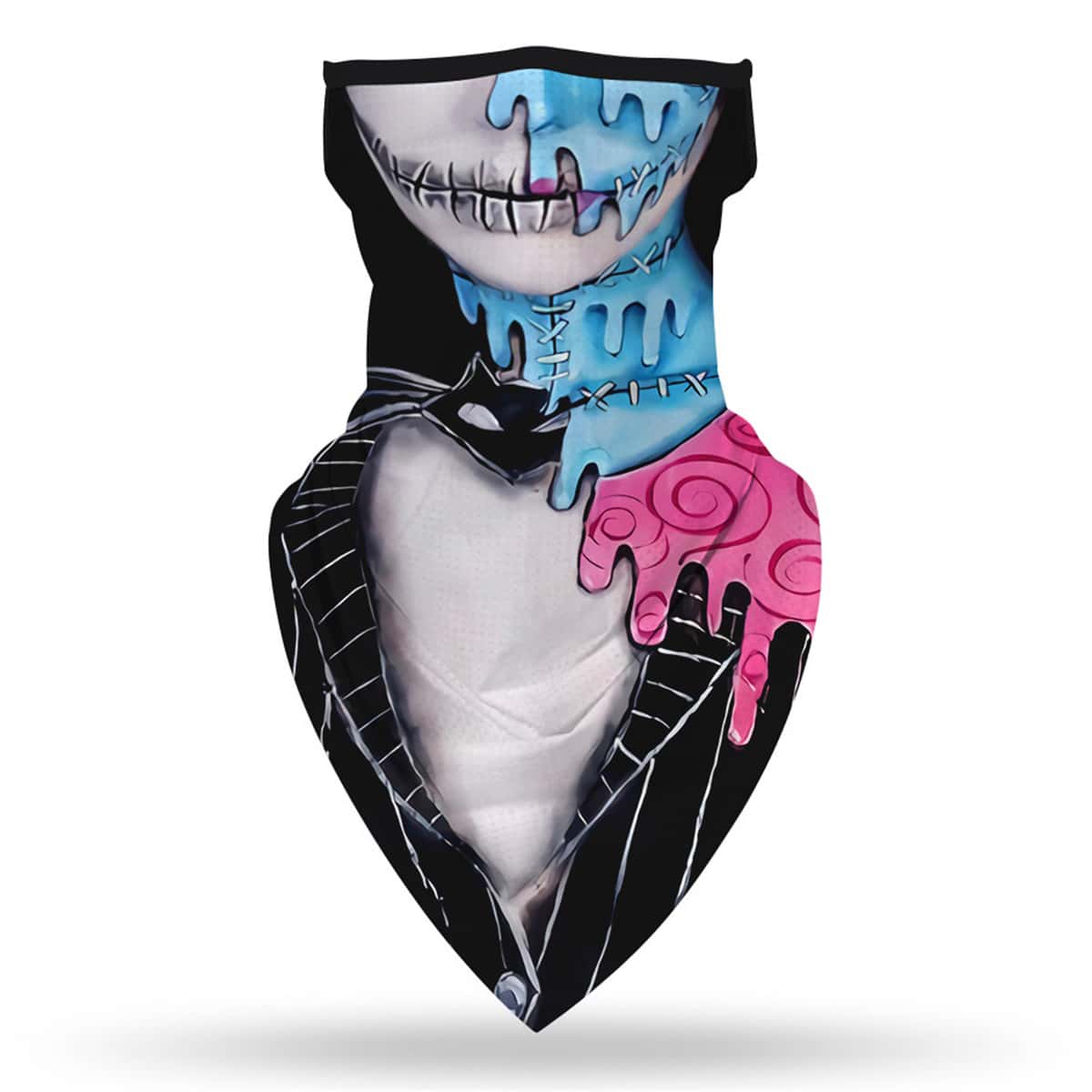 

Guys Skull Pattern Sun Protection For The Face, Multicolor
