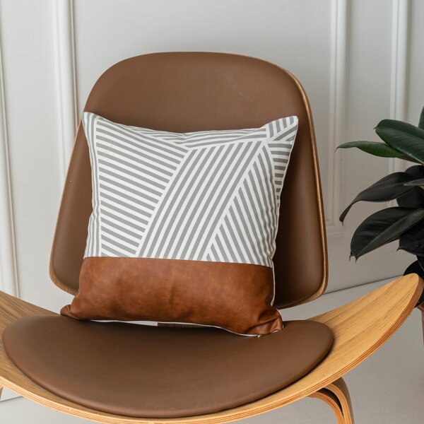 

Striped Pattern Cushion Cover Without Filler, Multicolor