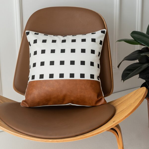 

Geometric Pattern Cushion Cover Without Filler, Multicolor