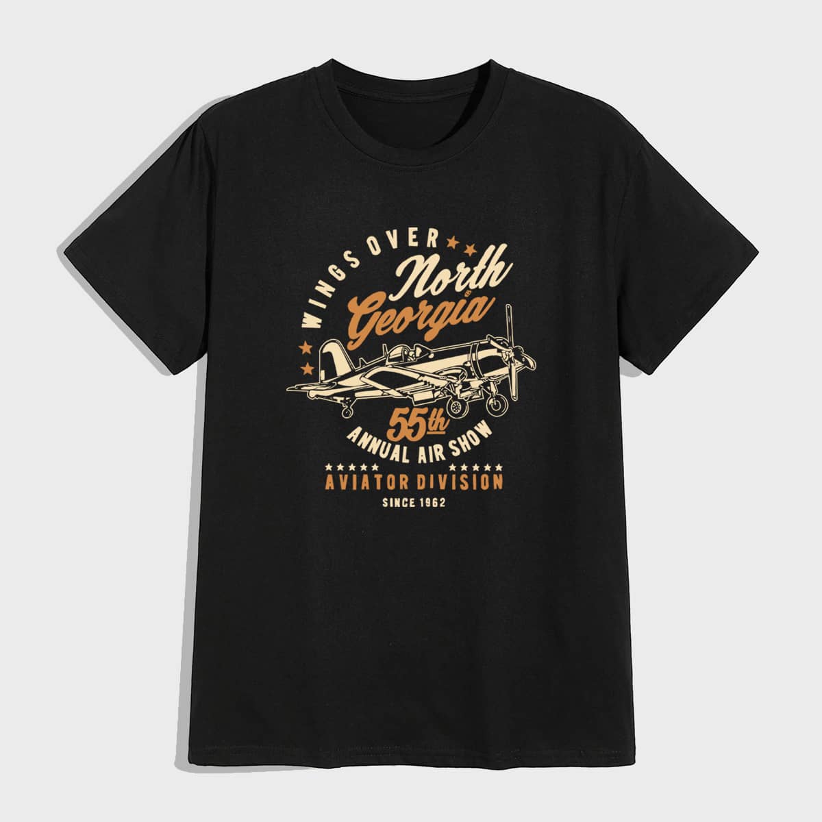 

Guys Letter Graphic Tee, Black