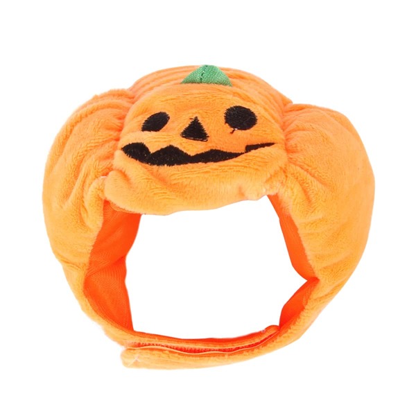 

1pc Dog Halloween Pumpkin Design hat, Orange
