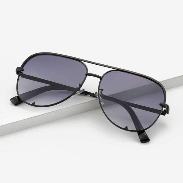 

Men Top Bar Aviator Sunglasses, Purple