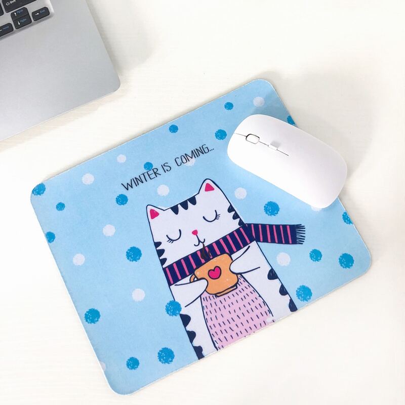 

1pc Cartoon Graphic Mouse Pad, Multicolor