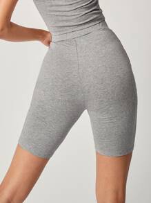 SHEIN Shorts biker gris - Gris - Ver 2