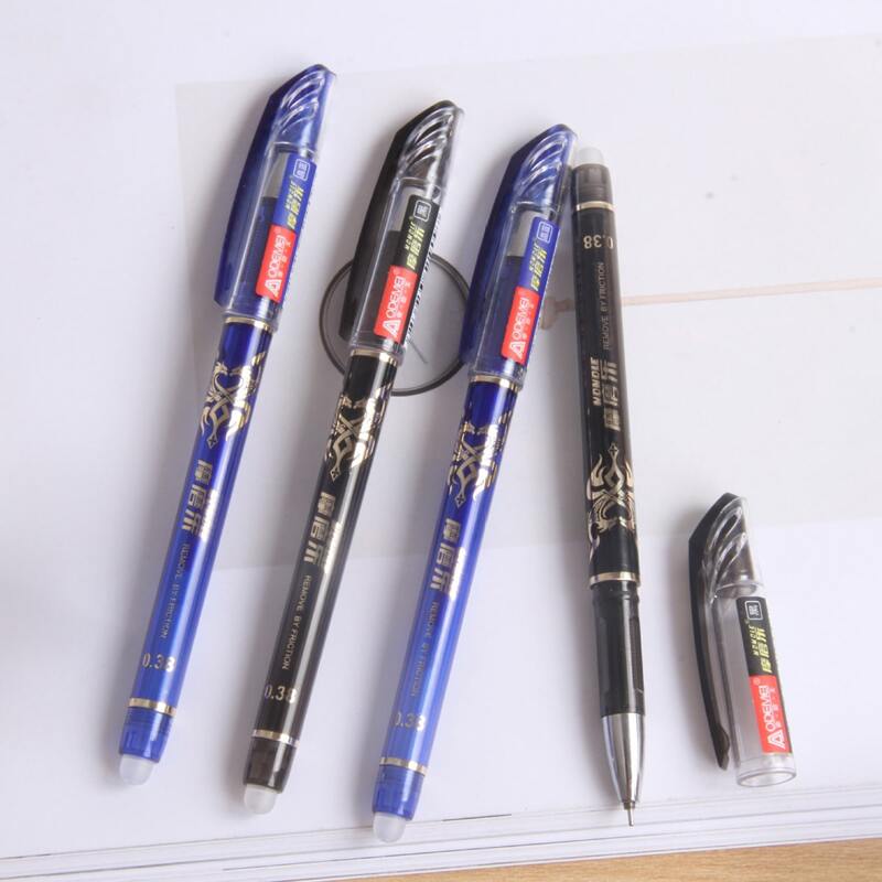 

2pcs Erasable Gel Pen, Multicolor
