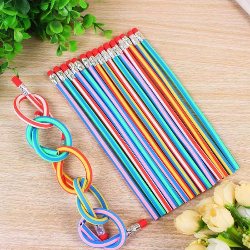 

5pcs Random Foldable Pencil, Black grey