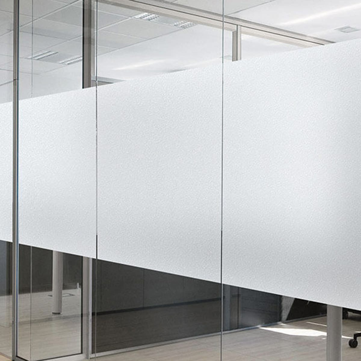 

Plain Matte Waterproof Glass Sticker, Silver