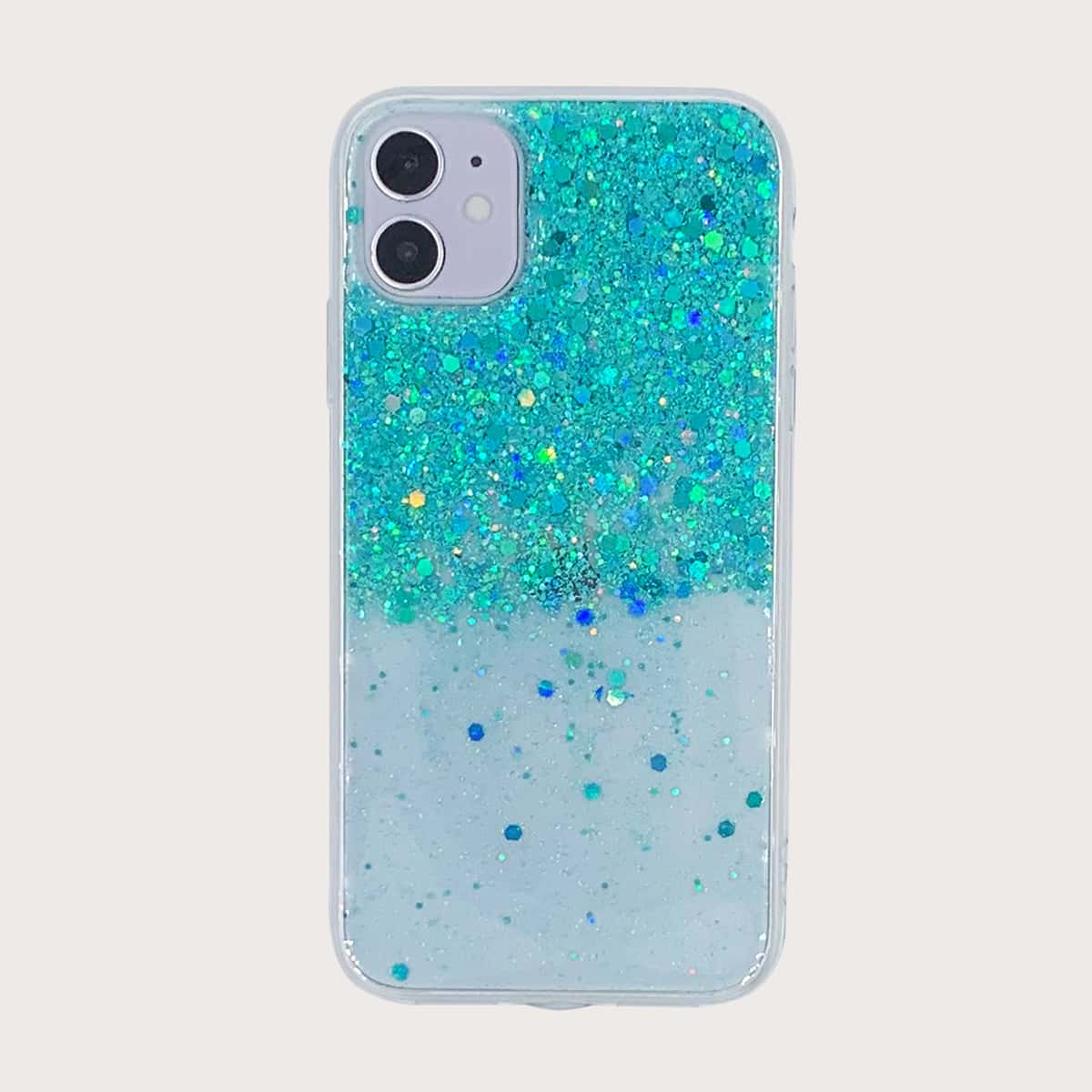 

Glitter Sequin iPhone Case, Green