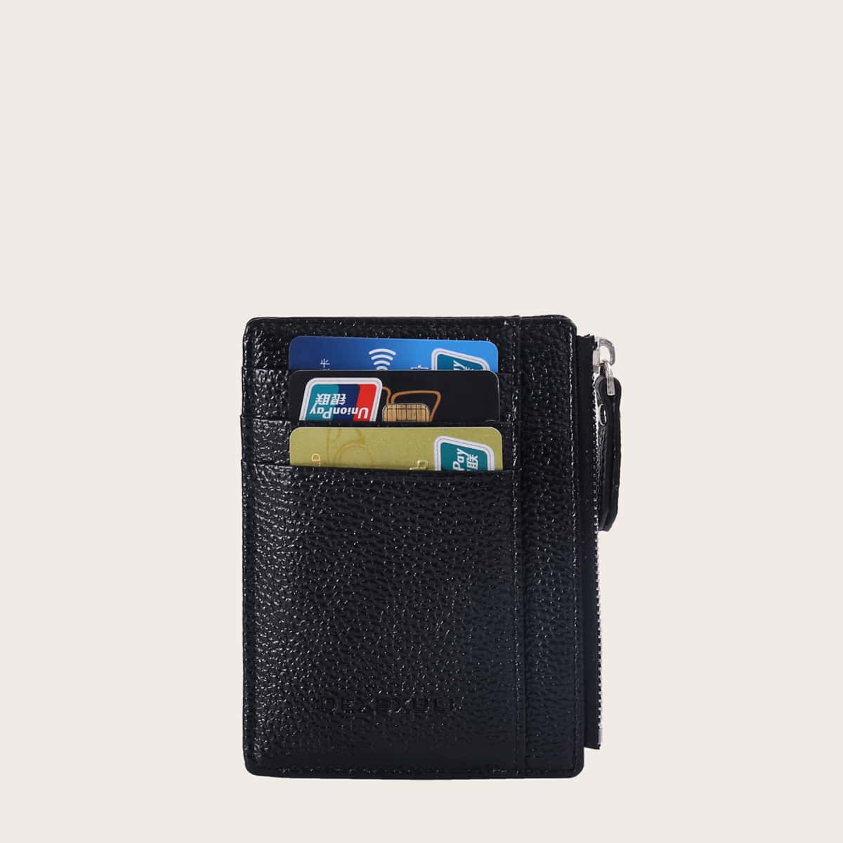 

Ultra Thin Purse With Card Slot, Black