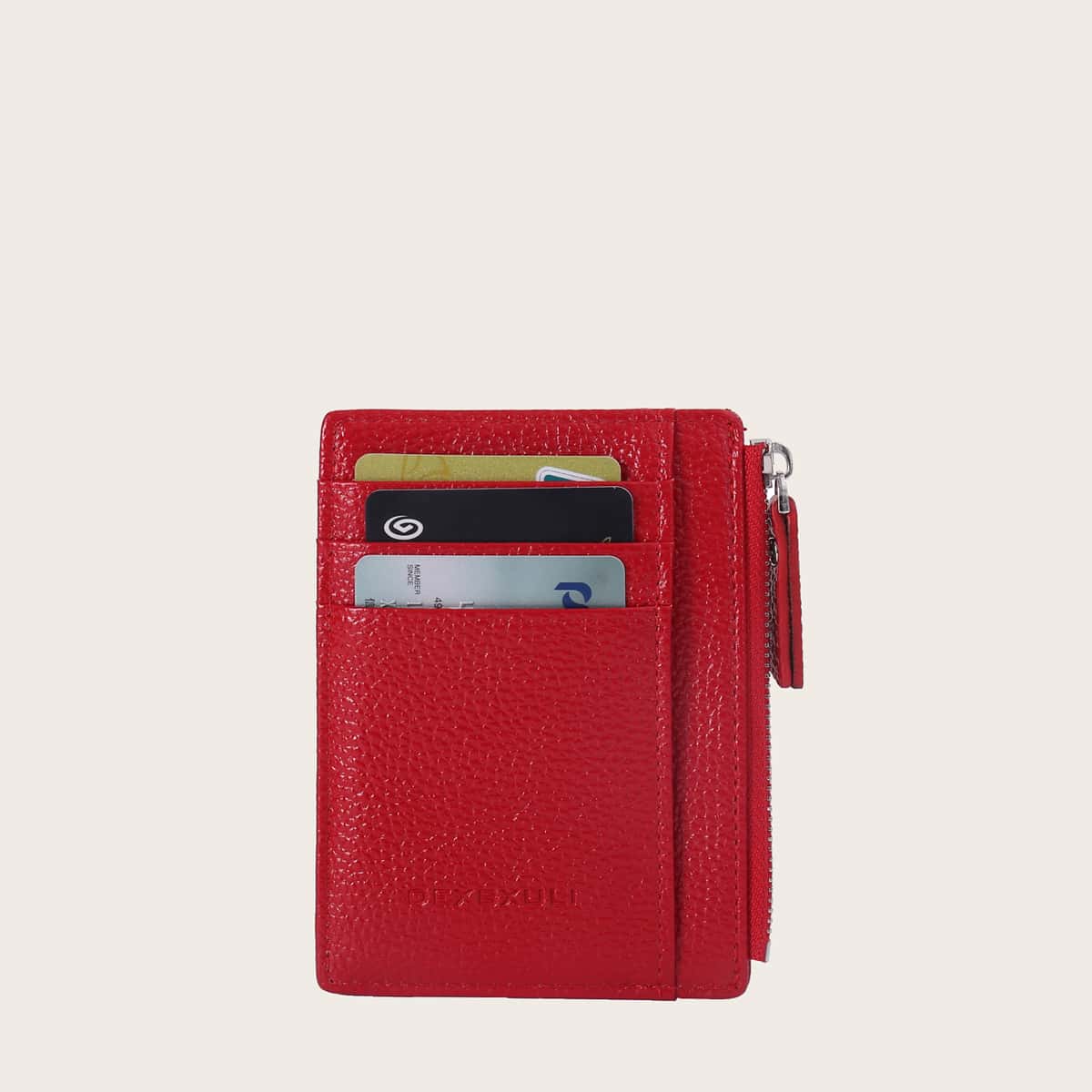 

Ultra Thin Purse With Card Slot, Red