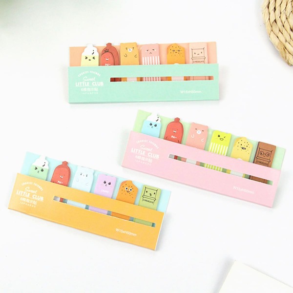 

1pack Cartoon Graphic Random Sticky Note, Multicolor