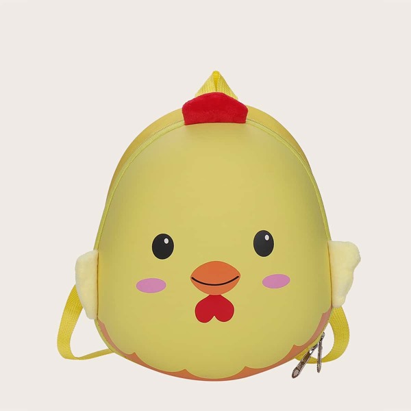 

Girls Cartoon Decor Backpack, Yellow