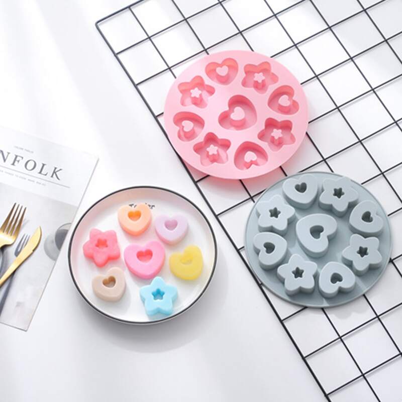 

1pc Random Color Silicone Chocolate Mold, Multicolor
