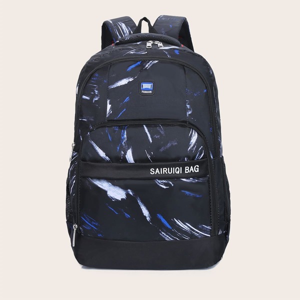 

Men Pocket Front Backpack, Blue