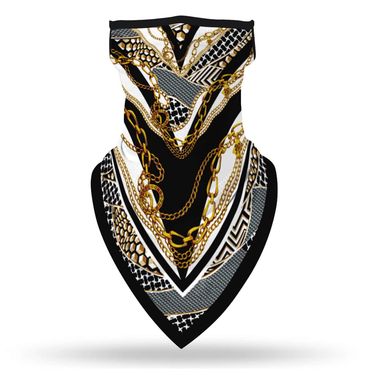 

Guys Chain Pattern Sun Protection For The Face, Multicolor